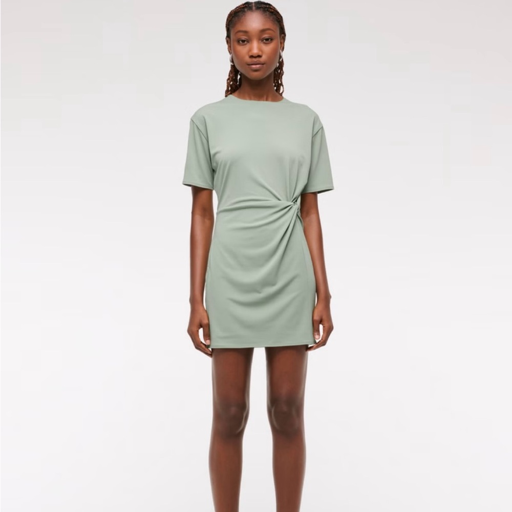 A&F Side-knot Knit Mini Dress